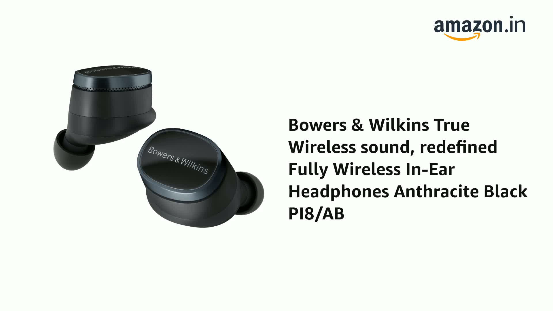 Bowers & Wilkins True Wireless sound, redefined Fully